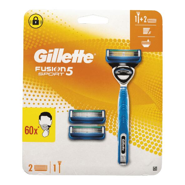 GILLETTE(R) 				Gillette Fusion 5 Sport-Halterung + 3 Klingen / 4 Klingen