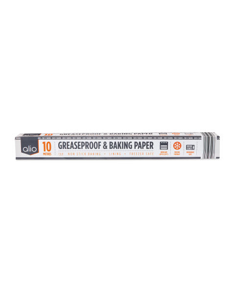 Alio Greaseproof & Baking Paper 10m