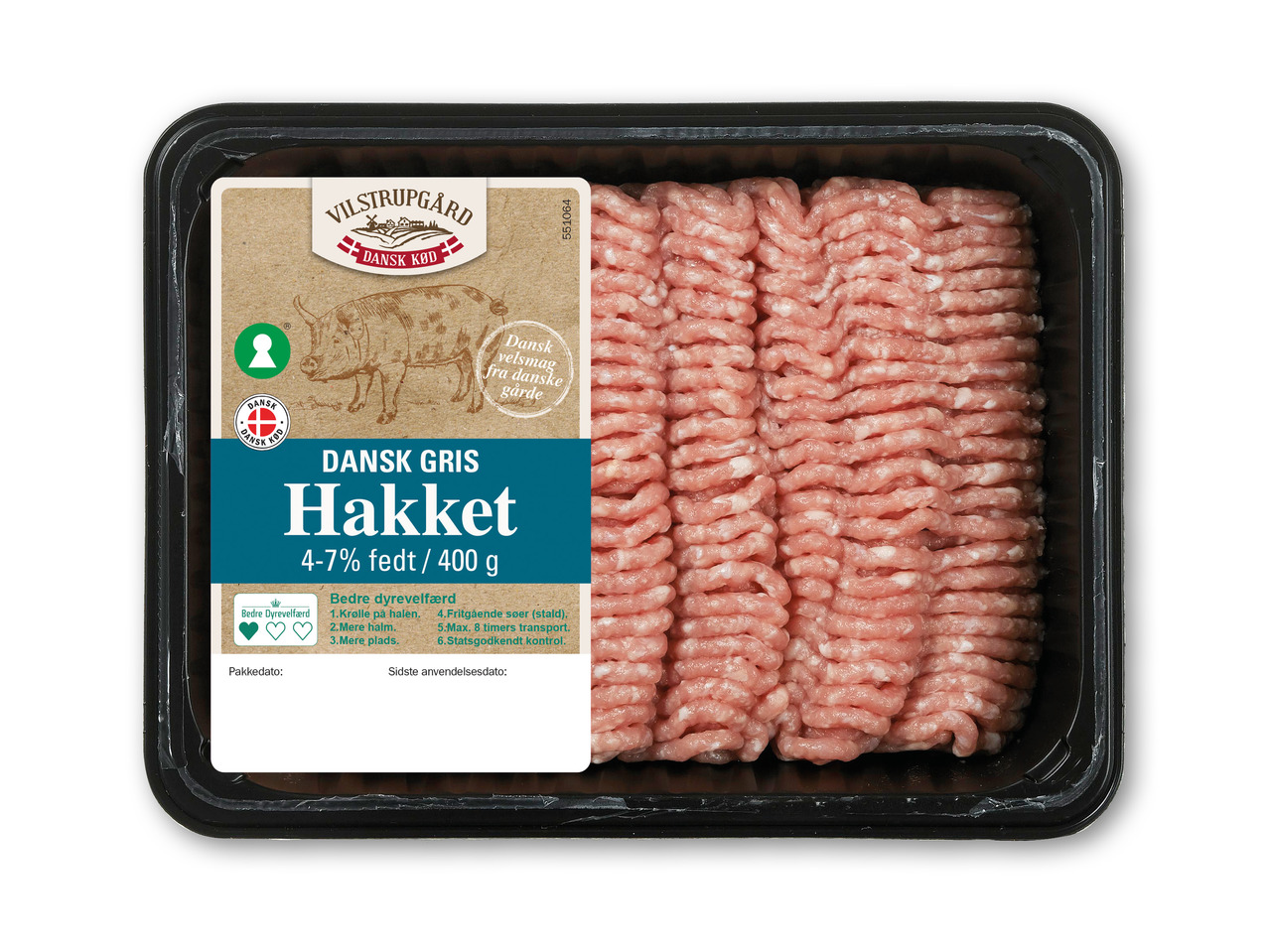 VILSTRUPGÅRD Hakket grisekød