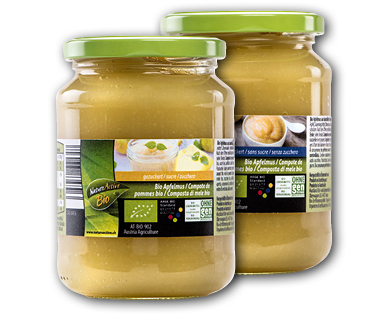 Compote de pommes bio NATURE ACTIVE BIO