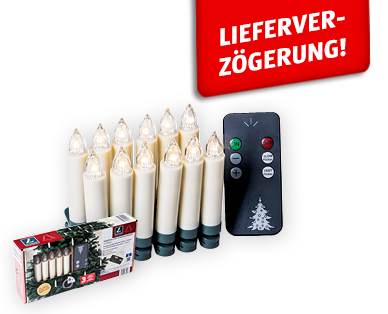 MY LIVING STYLE Kabellose LED-Christbaumkerzen
