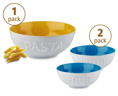 Embossed Serving Bowls