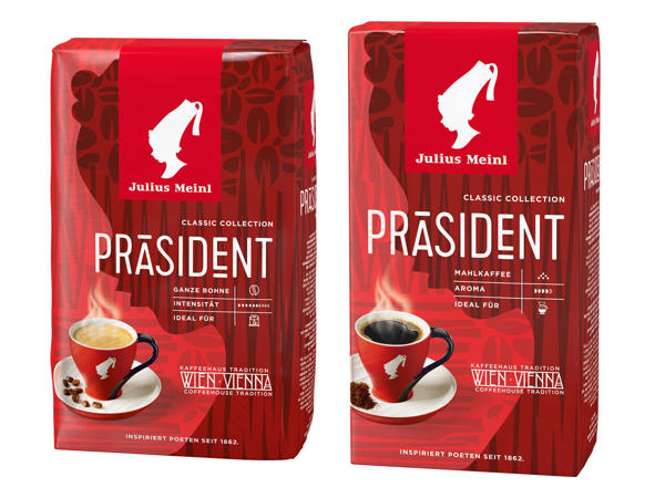 JULIUS MEINL Präsident Kaffee