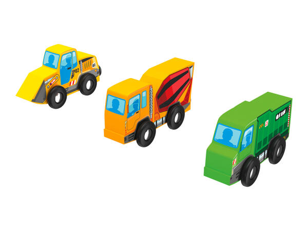 Playtive Wooden Vehicle Set - 3 Piece Set