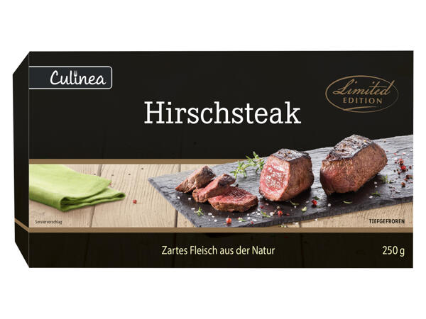 Hirschsteak