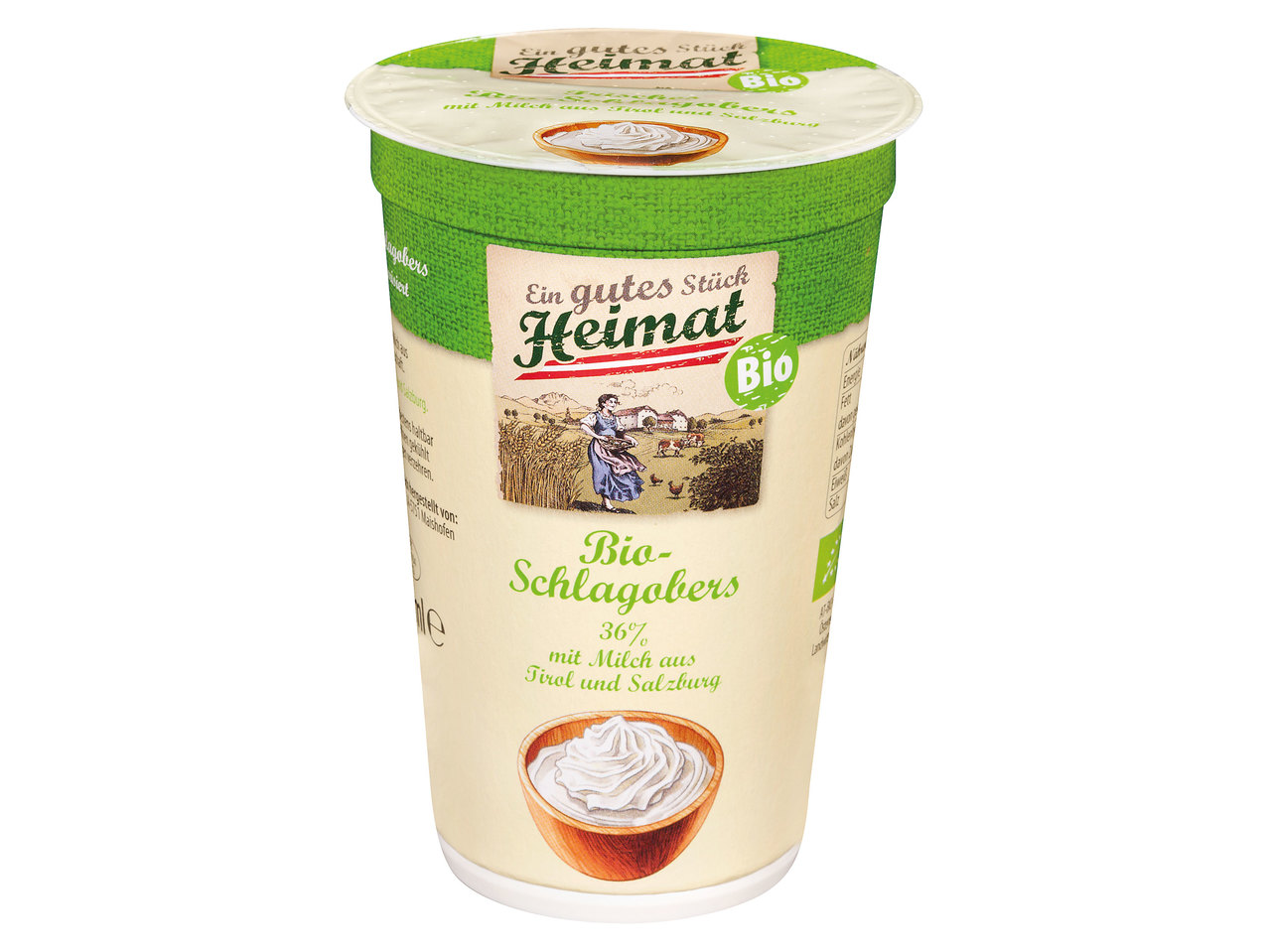 EIN GUTES STÜCK HEIMAT Bio-Schlagobers