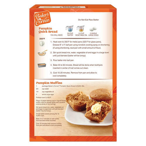 Pumpkin Quick Bread & Muffin Mix, 14 oz