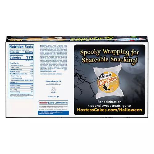 Halloween Frosted Chocolate Scary Cakes, 8 count