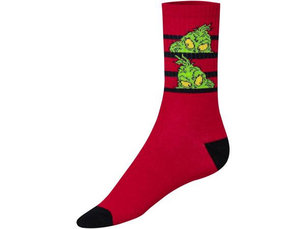 Grinch Adult Christmas Socks