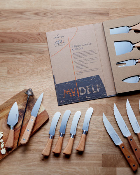 4-Piece Set of Cheese Knives