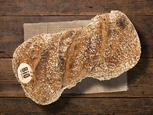 Pane croccante bio cotto in forno a legna