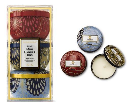 Huntington Home 
 3-Pack Mini Candle Tins