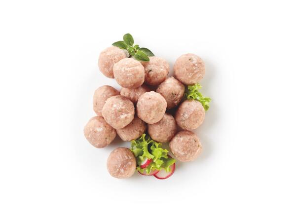 Turkey and pork meatballs
