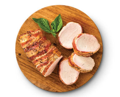Fresh Bacon Wrapped Pork Tenderloin