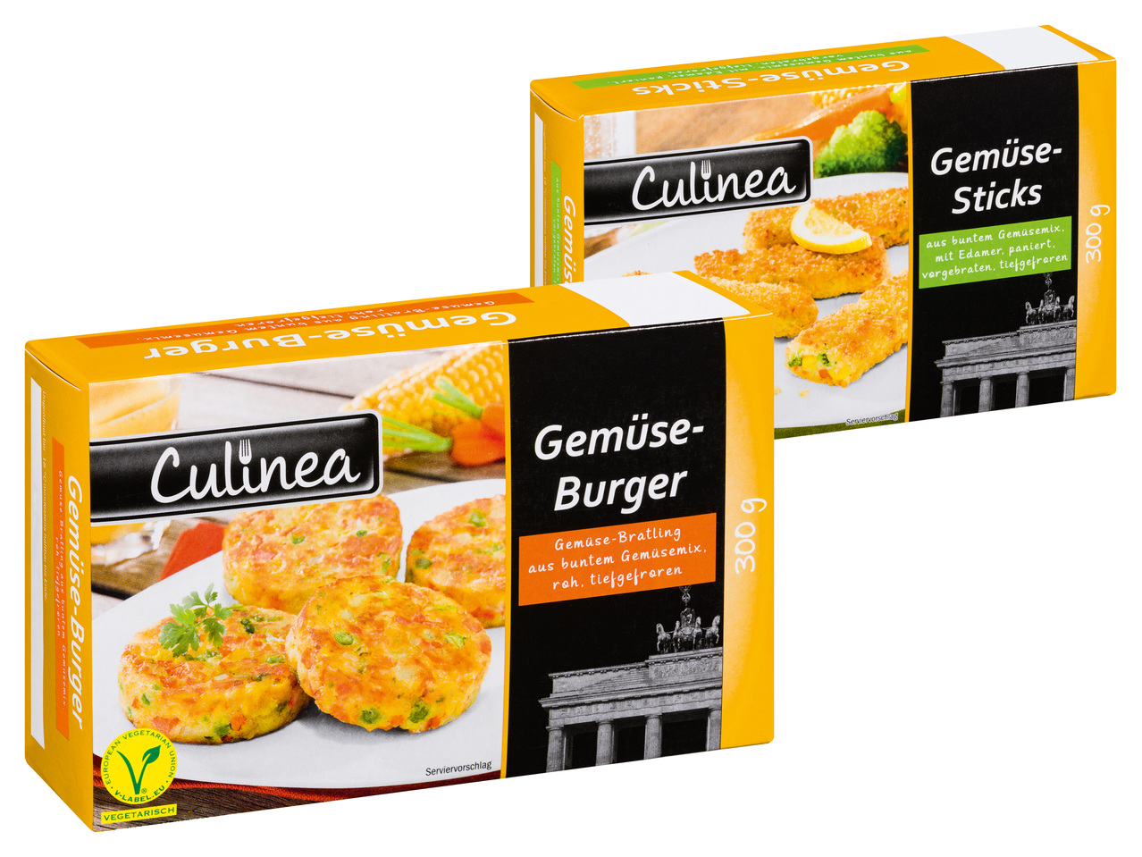 CULINEA Gemüse-Burger/Sticks