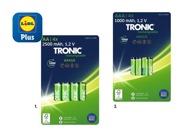 Piles ­rechargeables, 4 pièces
