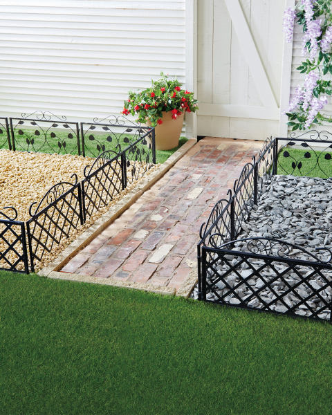 Gardenline Black Path & Border Fence