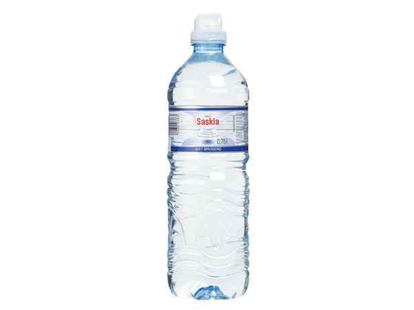 Eau minérale avec bouchon sport