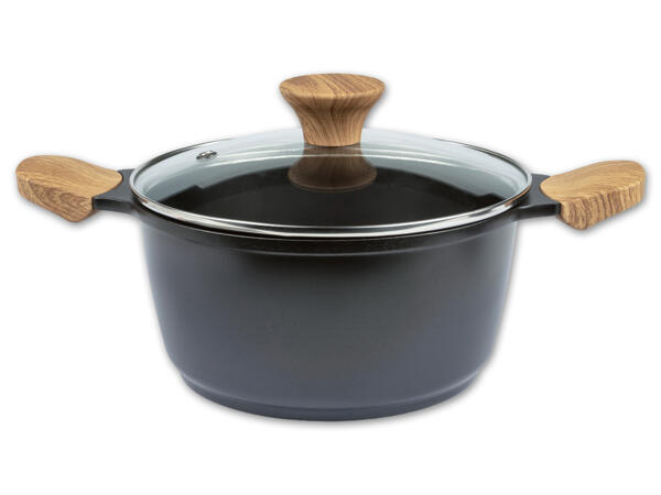 Aluguss-Topf, ⌀ 20 cm/ Stielkasserolle, ⌀ 16 cm