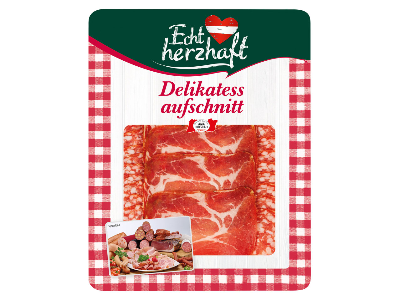 ECHT HERZHAFT Delikatessaufschnitt