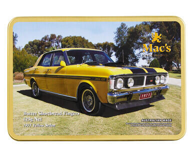 Mac's Shortbread Car Tin 125g