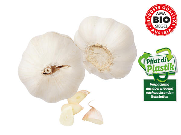 Bio Knoblauch aus dem Burgenland