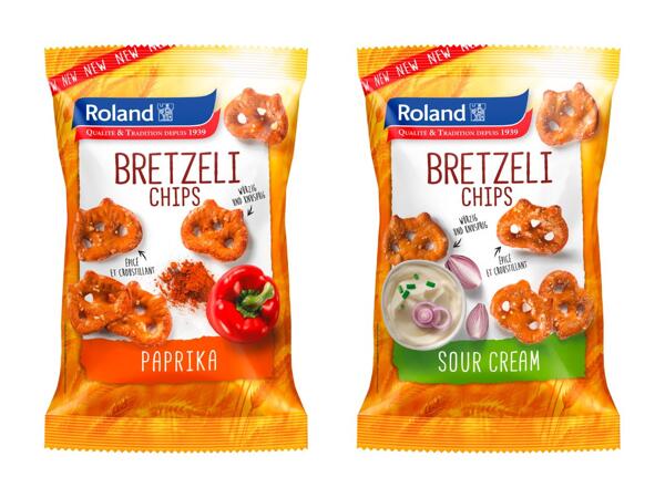 Trio de chips bretzels Roland