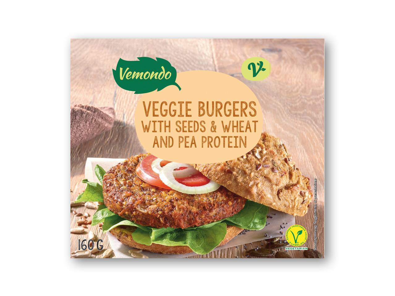 Vegetariske burgerbøffer