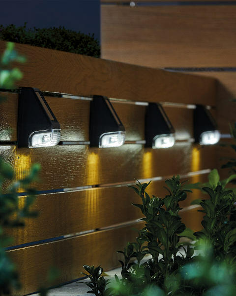 Garden Bright Solar Fence Lights