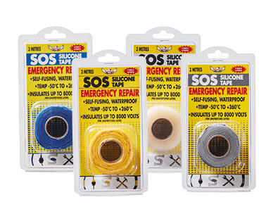 SOS Silicone Tape or Epoxy