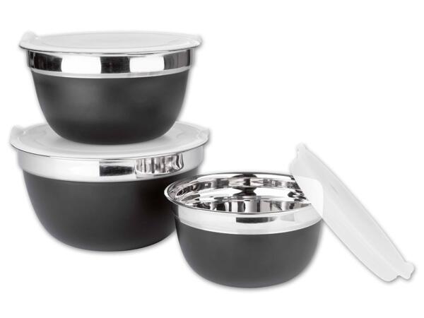 Edelstahl-Schüssel-Set, 3-teilig
