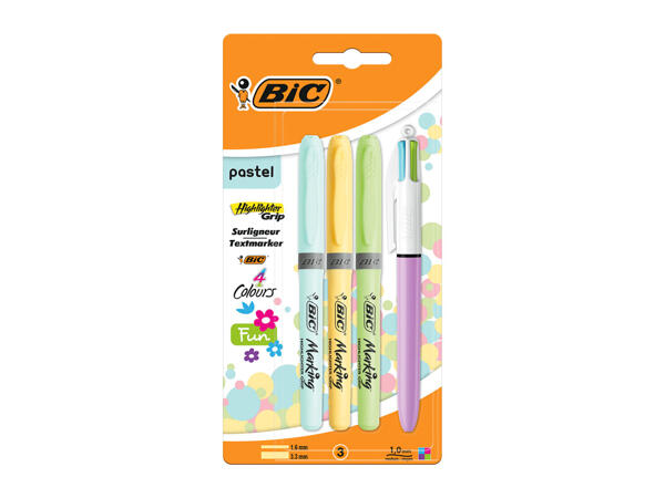 BIC Pastel / Metallic Pen Set