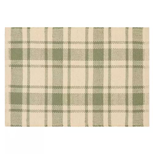 24" x 36" Handwoven Accent Rug - Woodland Green