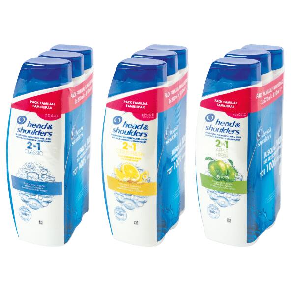 HEAD & SHOULDERS(R) Shampoo 2-in-1, 3 st.