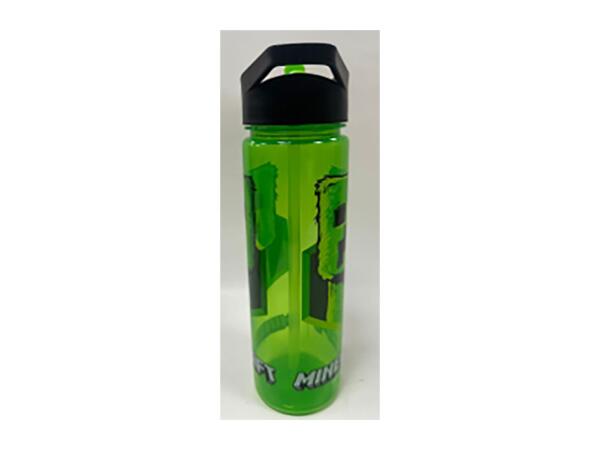 600ml Character Water Bottle - Minecraft
