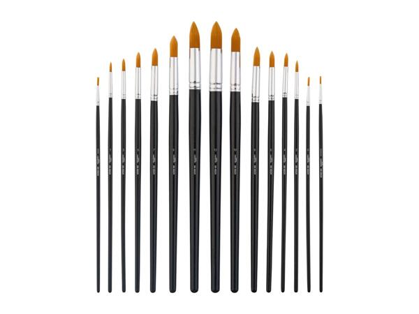 Crelando Round Paint Brush Set