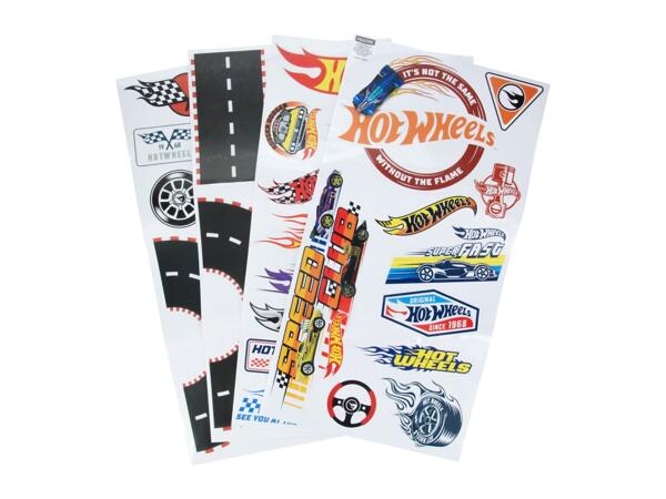 Hot Wheels Glow-in-The-Dark Wall Decals