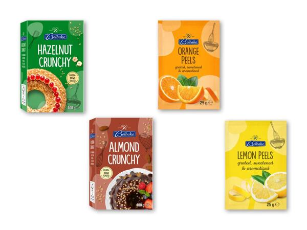 BELBAKE Krokant eller revet citrusskal