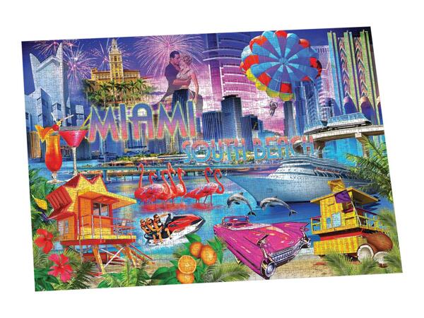 Playtive 1500 Piece Puzzle - Miami