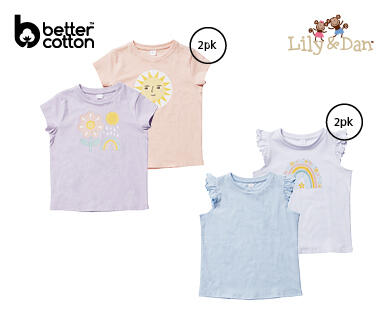 Children's Cotton Tee 2pk or Top 1pk