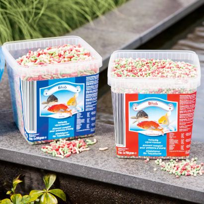 Nourriture pour poissons d'étang