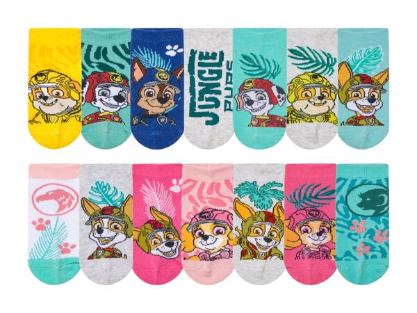 "Paw Patrol" Kinder-Sneakersocken, 7er