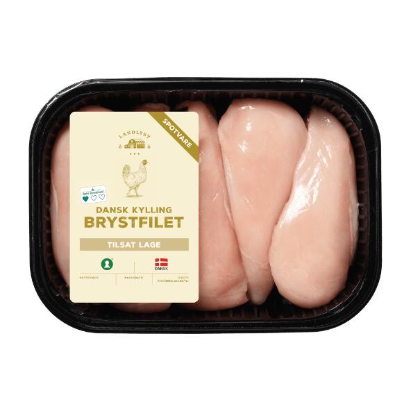LANDLYST Brystfilet af dansk kylling