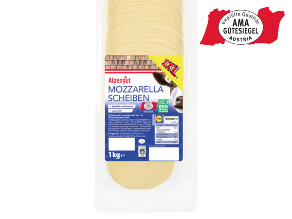 Mozzarella in Scheiben