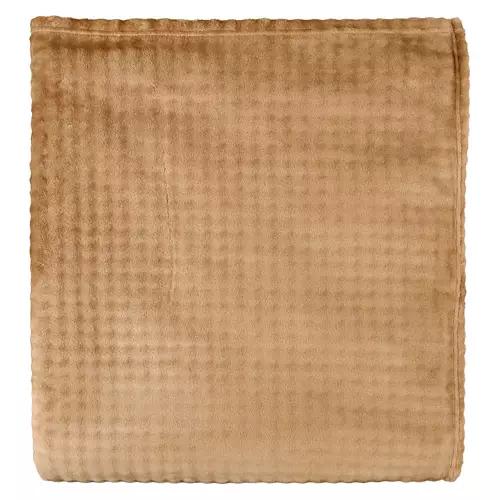 King Size Sculpted Blanket, Taupe