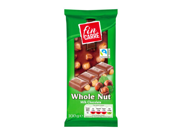 Fin Carré Whole Nut Milk Chocolate