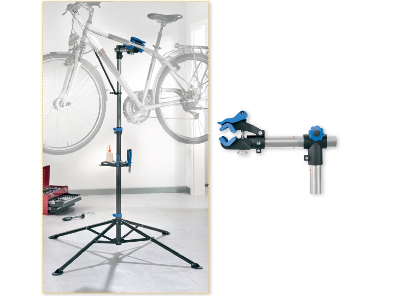 Pied d'atelier pour vélos