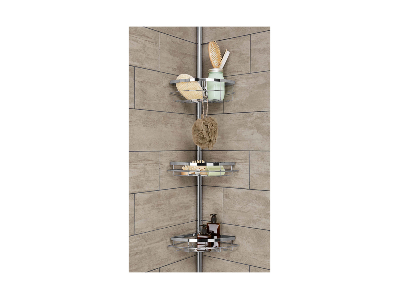 Étagère de douche télescopique