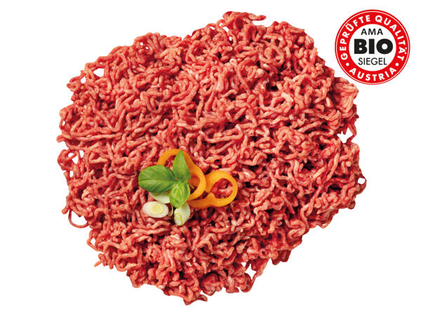 Frisches Bio-Faschiertes vom Rind