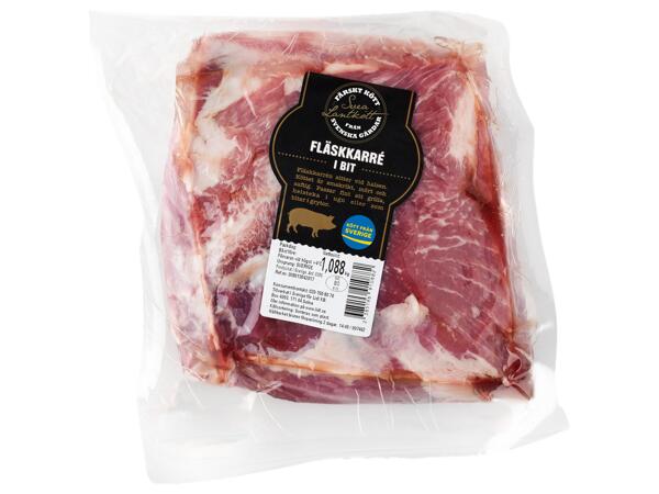 Färsk fläskkarré, benfri